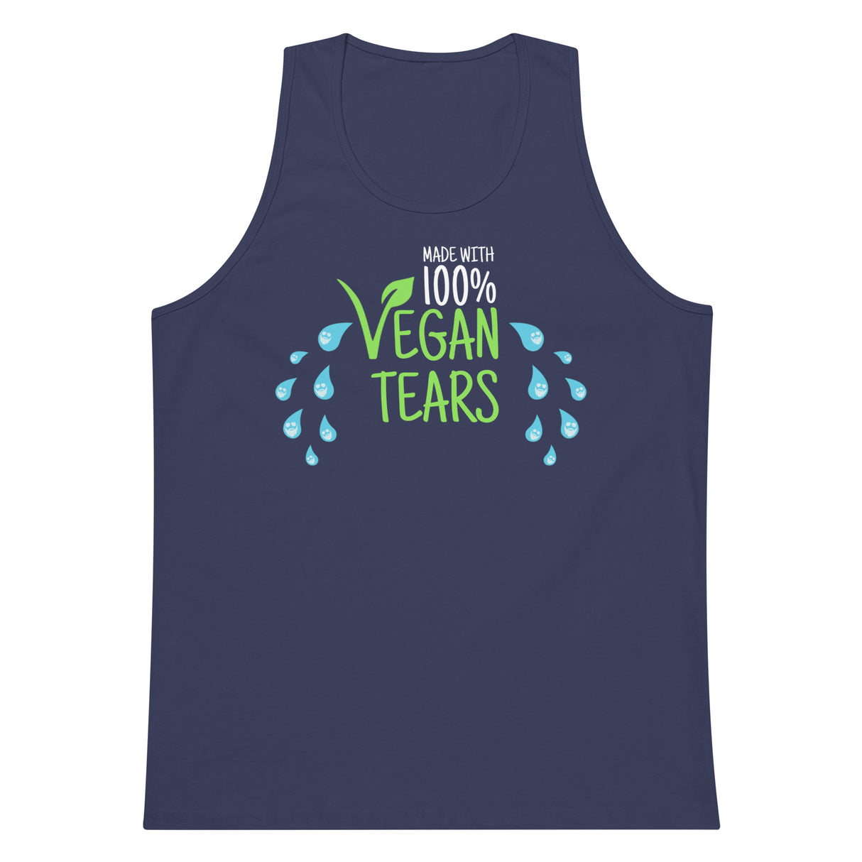 Vegan Tears Men’s Premium Tank Top