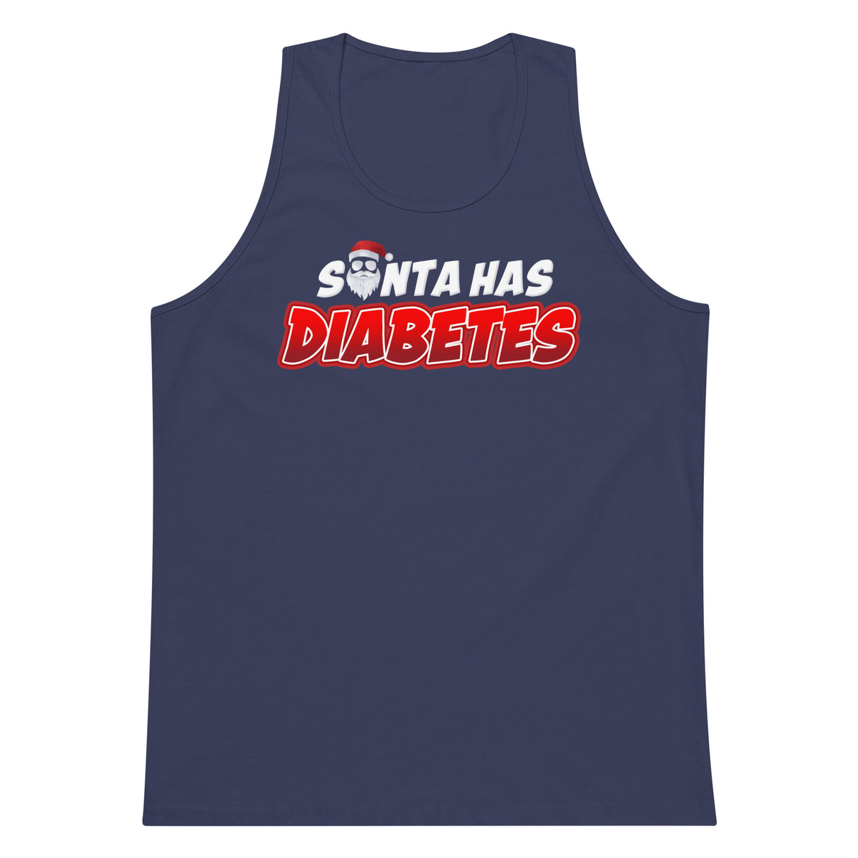 Santa Has Diabetes Premium Tank Top