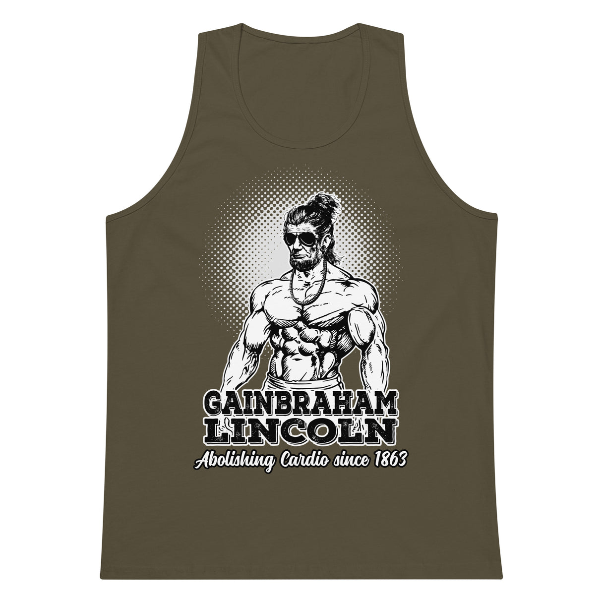 Gainbraham Lincoln Men’s Premium Tank Top