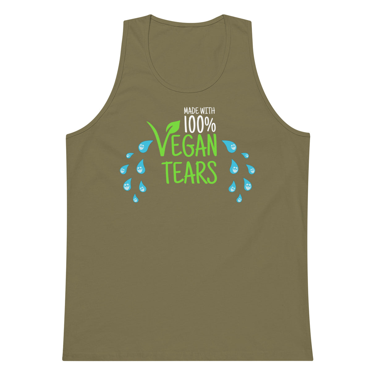 Vegan Tears Men’s Premium Tank Top