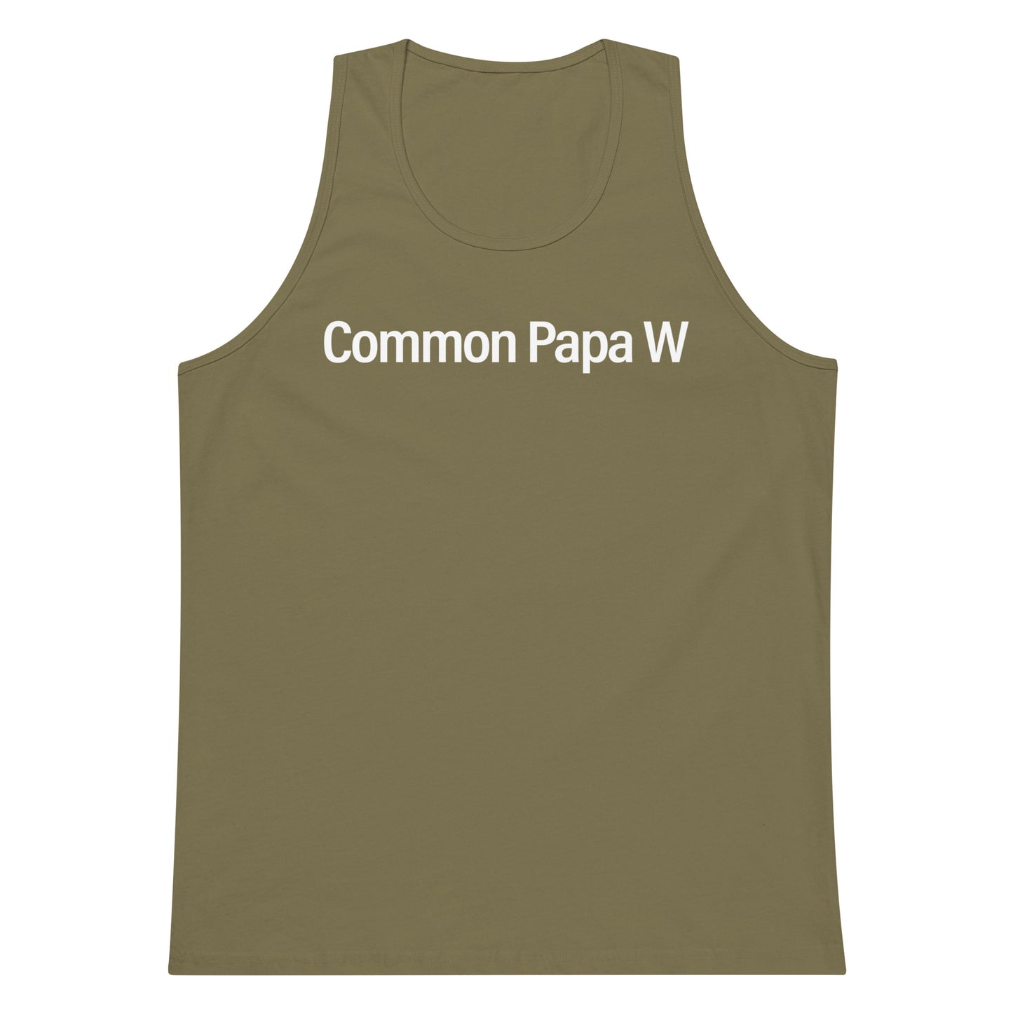 Common Papa W Premium Tank Top
