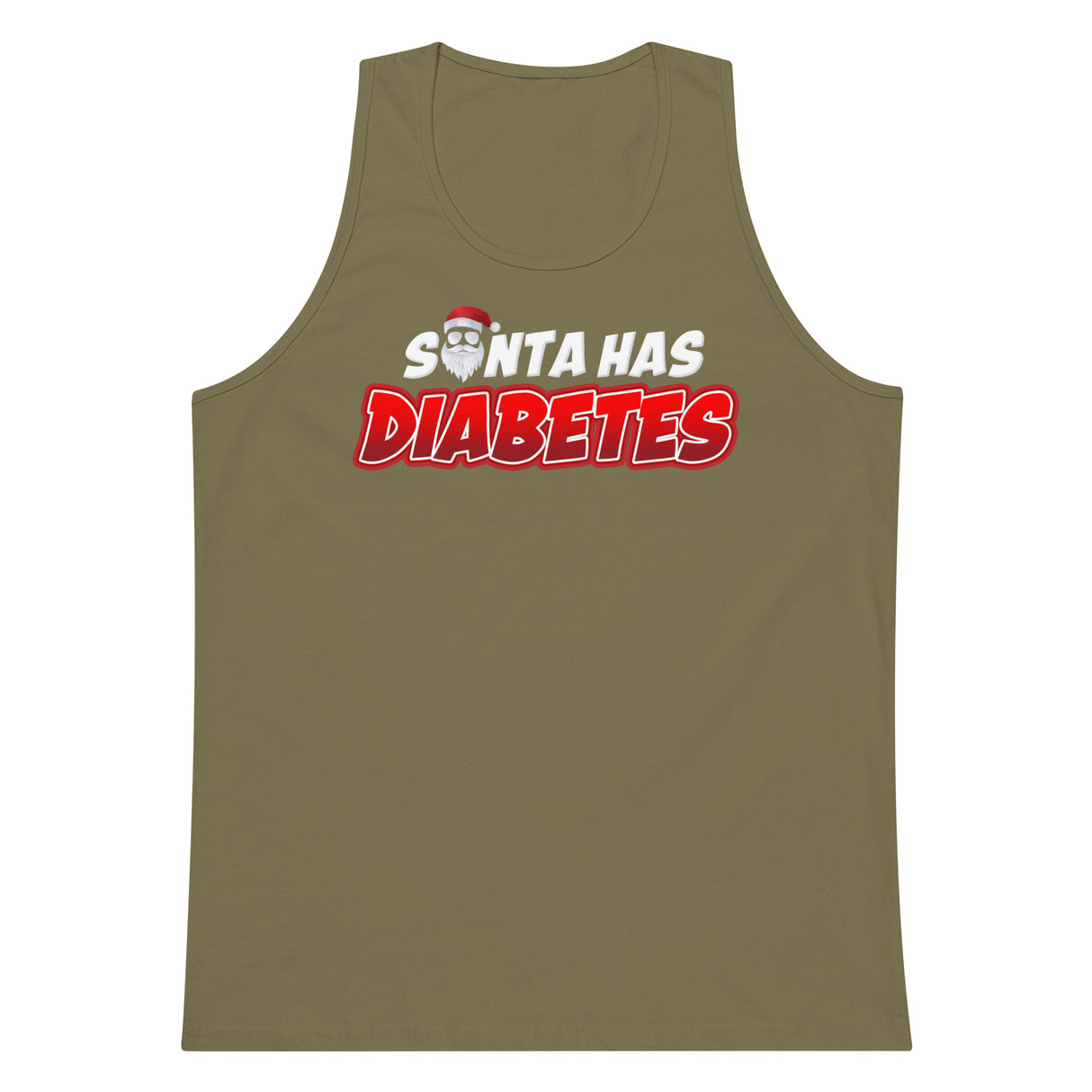 Santa Has Diabetes Premium Tank Top
