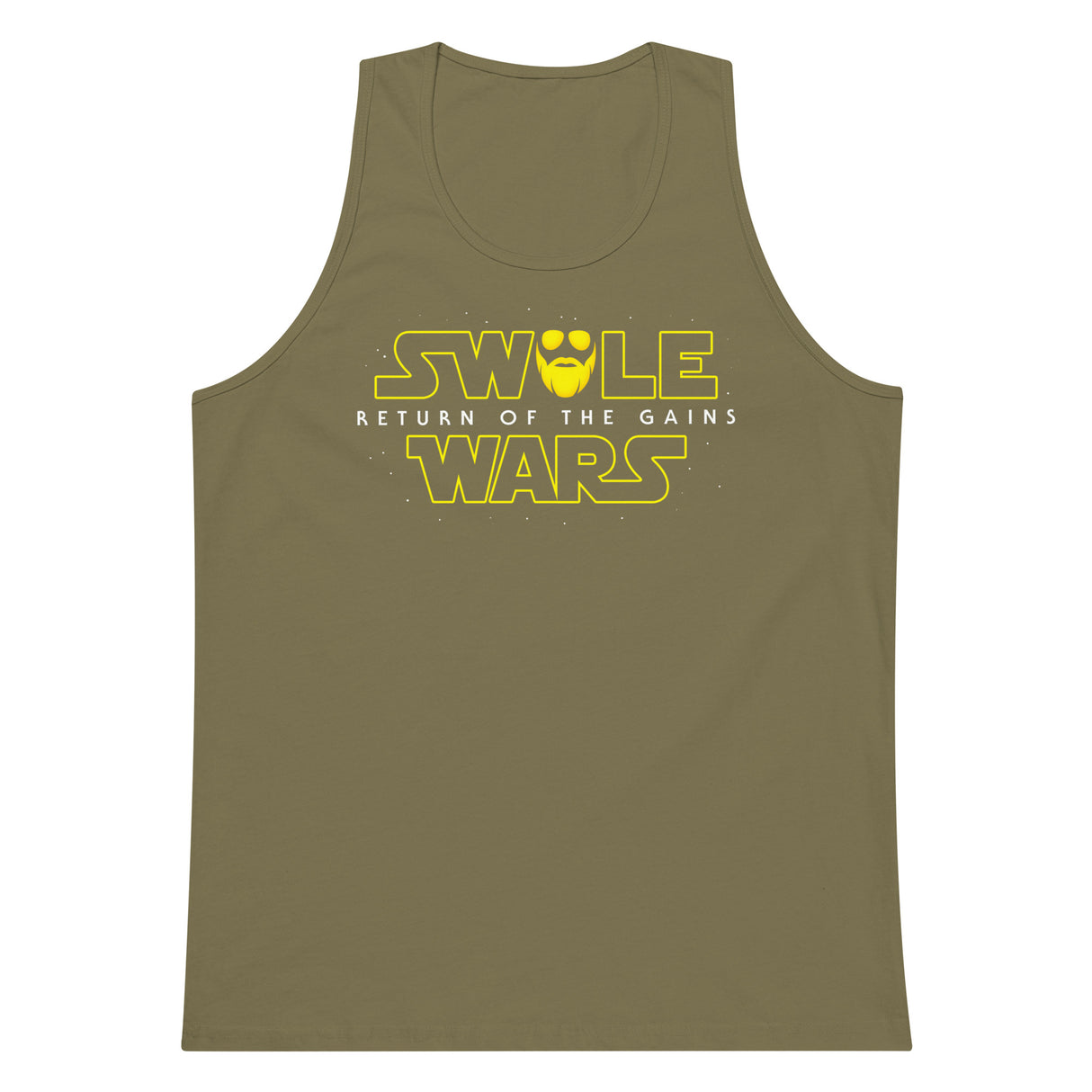 Swole Wars Yellow Premium Tank
