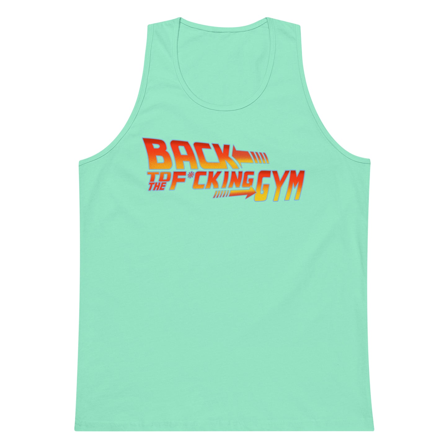 Back To The F*cking Gym (Logo) Men’s Premium Tank Top