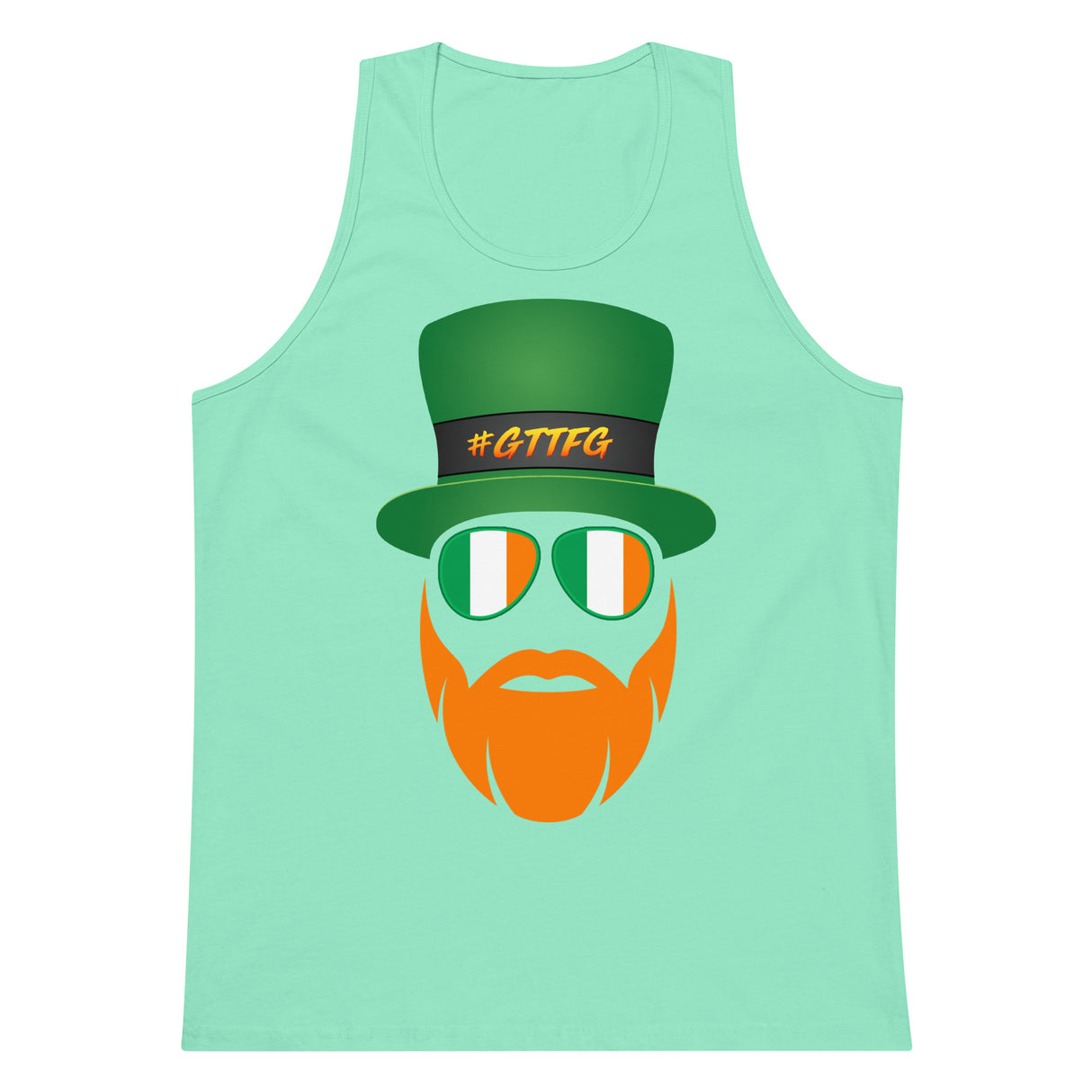 Saint Patrick's Day Logo Premium Tank Top