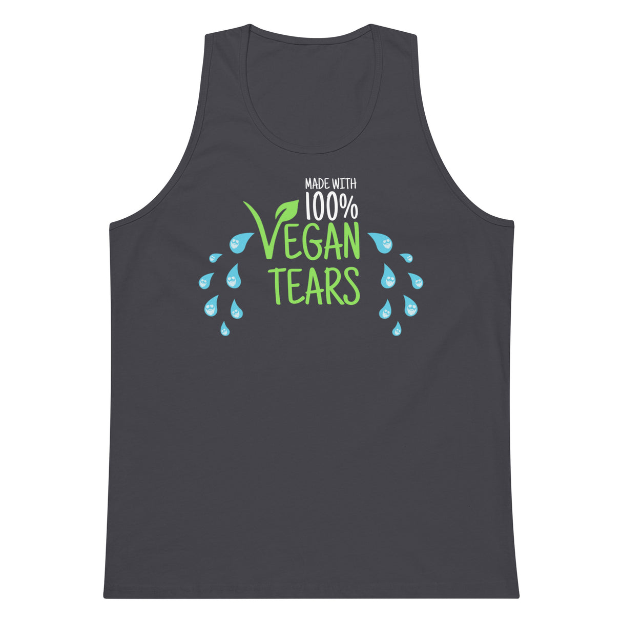 Vegan Tears Men’s Premium Tank Top