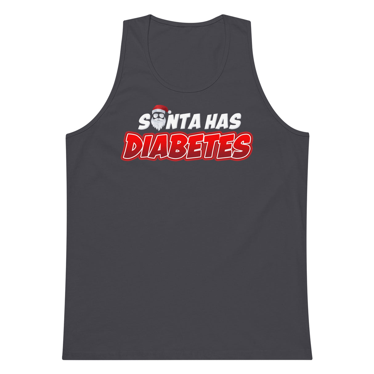Santa Has Diabetes Premium Tank Top