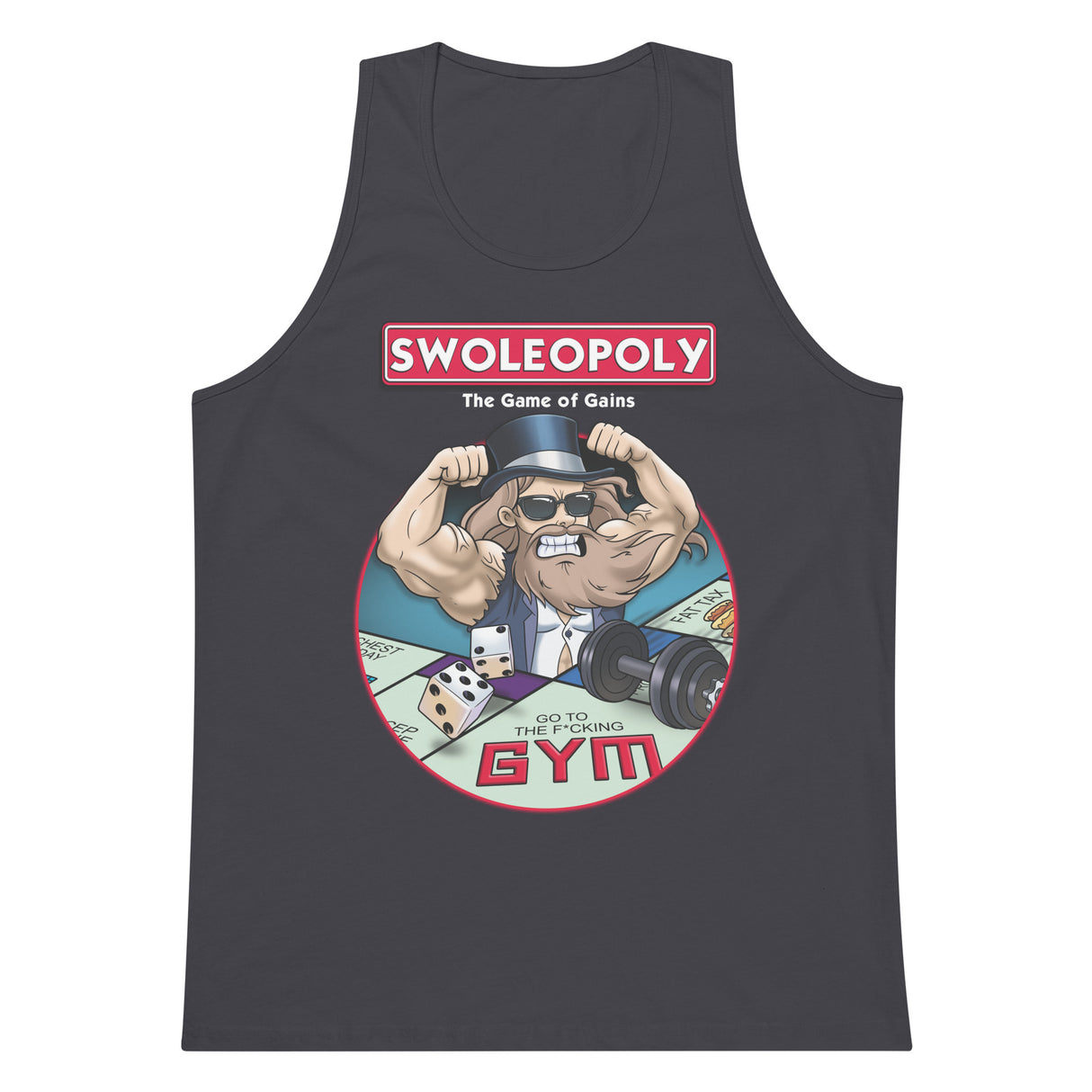 Swoleopoly Premium Tank Top