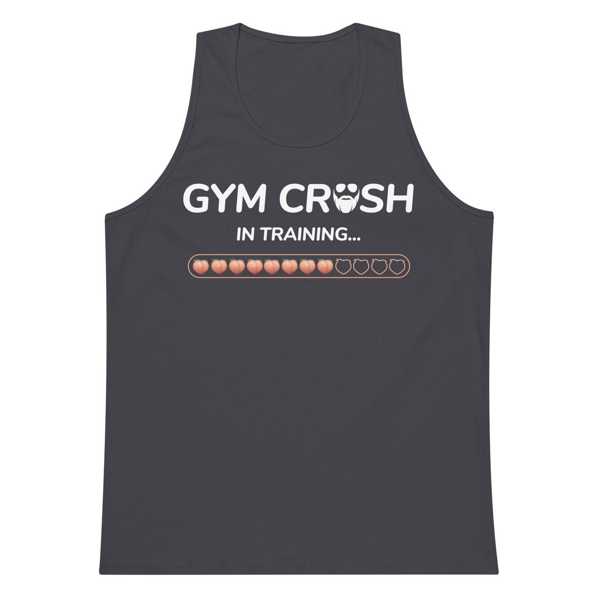 Gym Crush In Training (Peach) Premium Tank Top