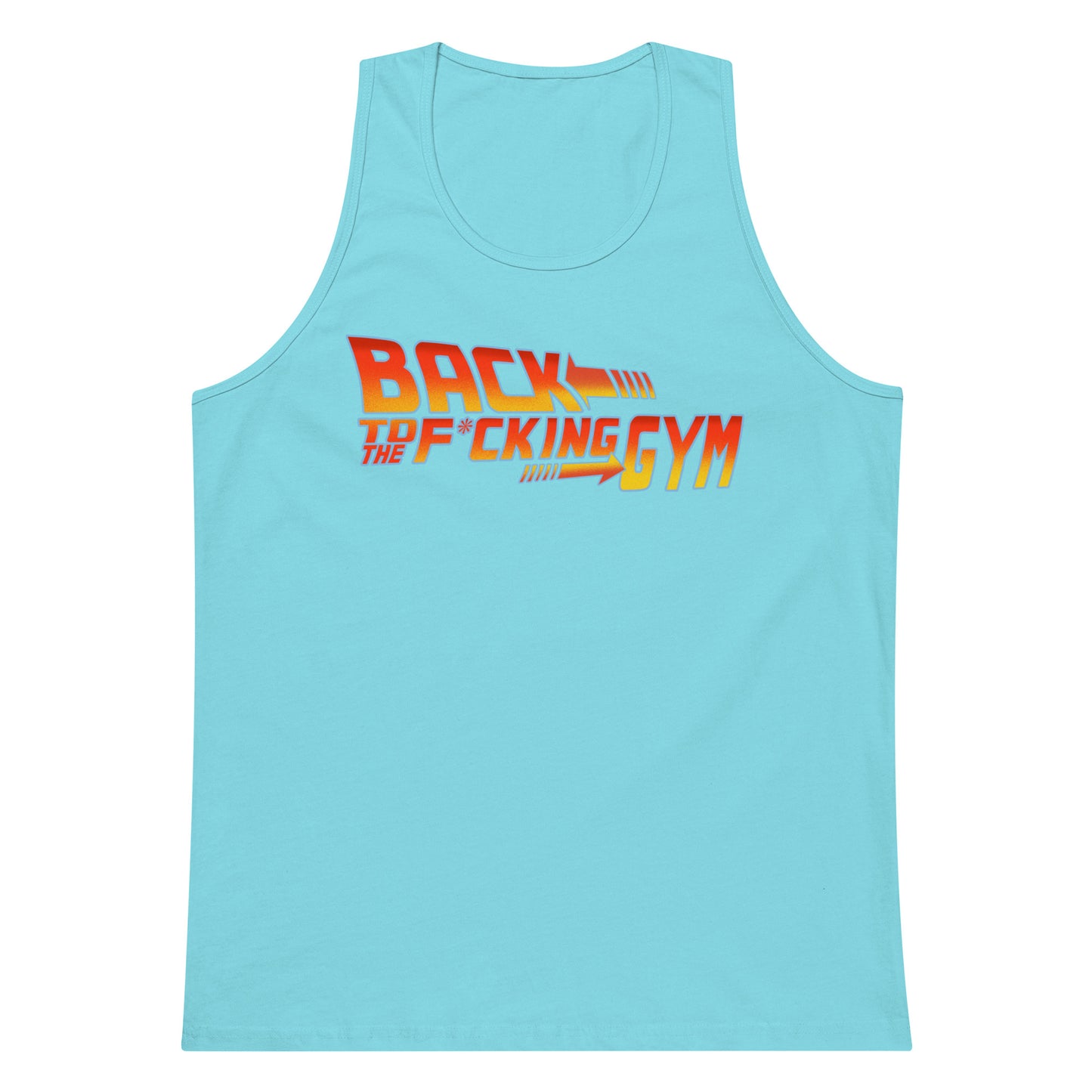 Back To The F*cking Gym (Logo) Men’s Premium Tank Top