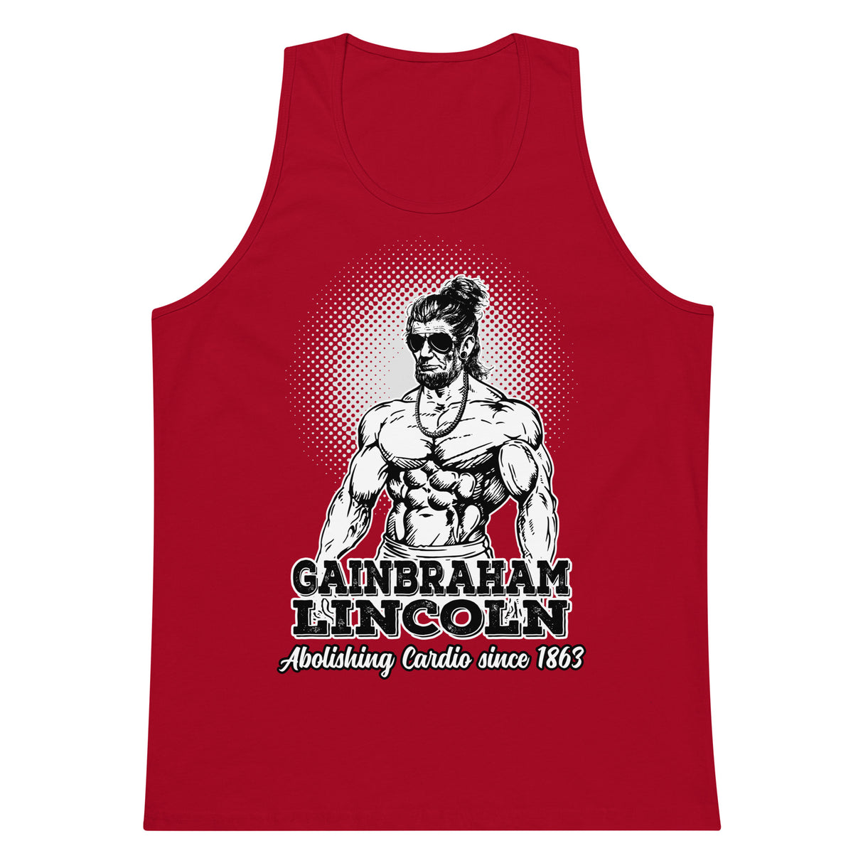 Gainbraham Lincoln Men’s Premium Tank Top