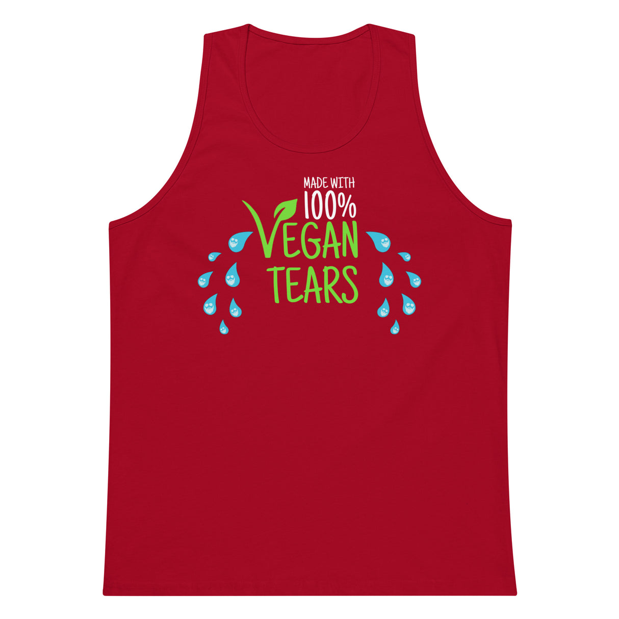 Vegan Tears Men’s Premium Tank Top