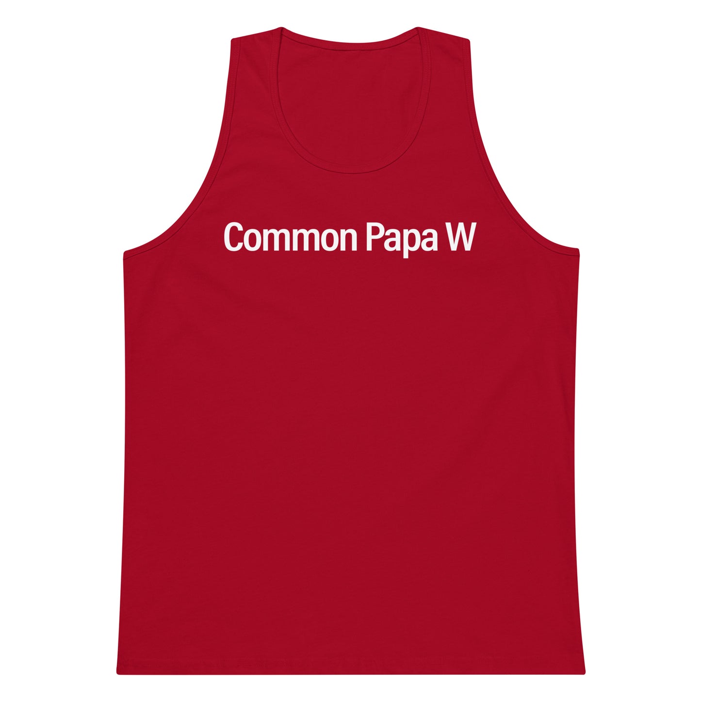 Common Papa W Premium Tank Top