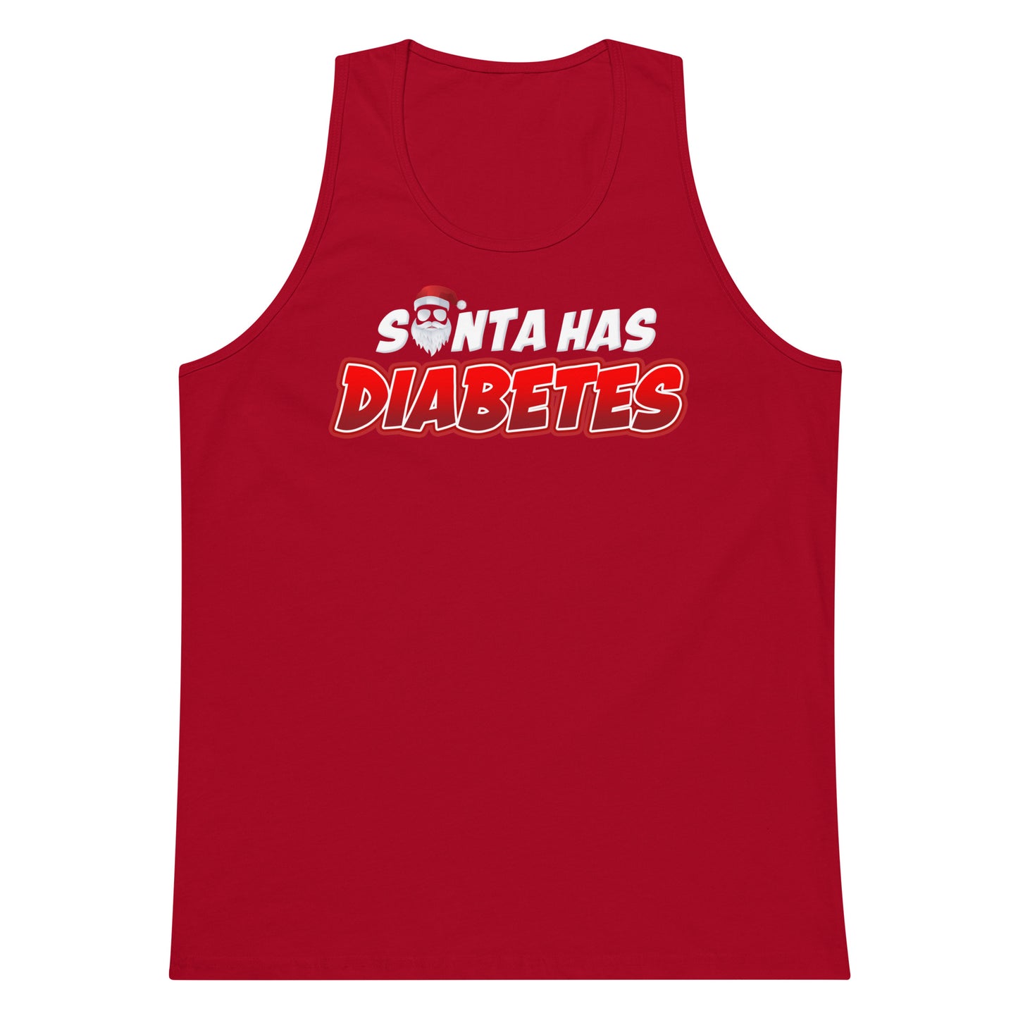 Santa Has Diabetes Premium Tank Top