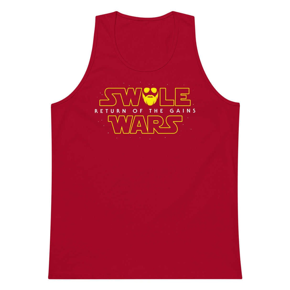 Swole Wars Yellow Premium Tank