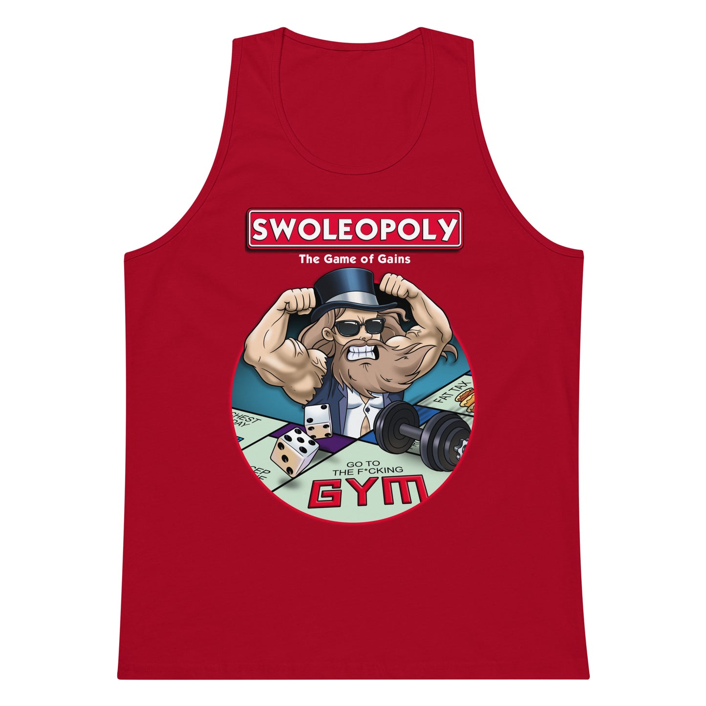 Swoleopoly Premium Tank Top