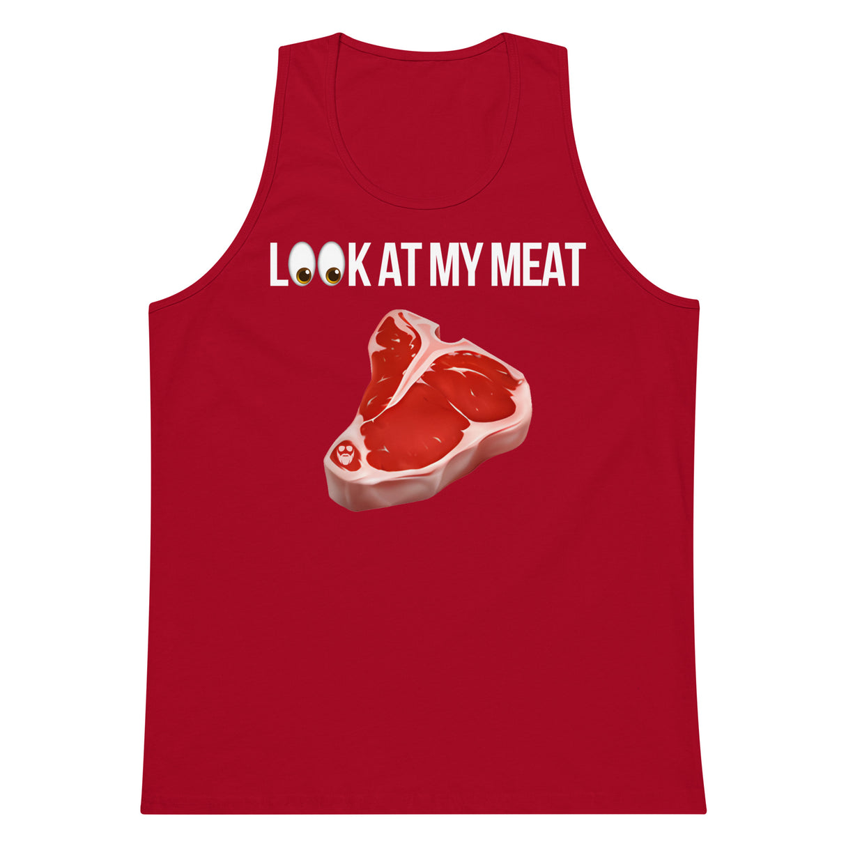 Look At My Meat Premium Tank Top