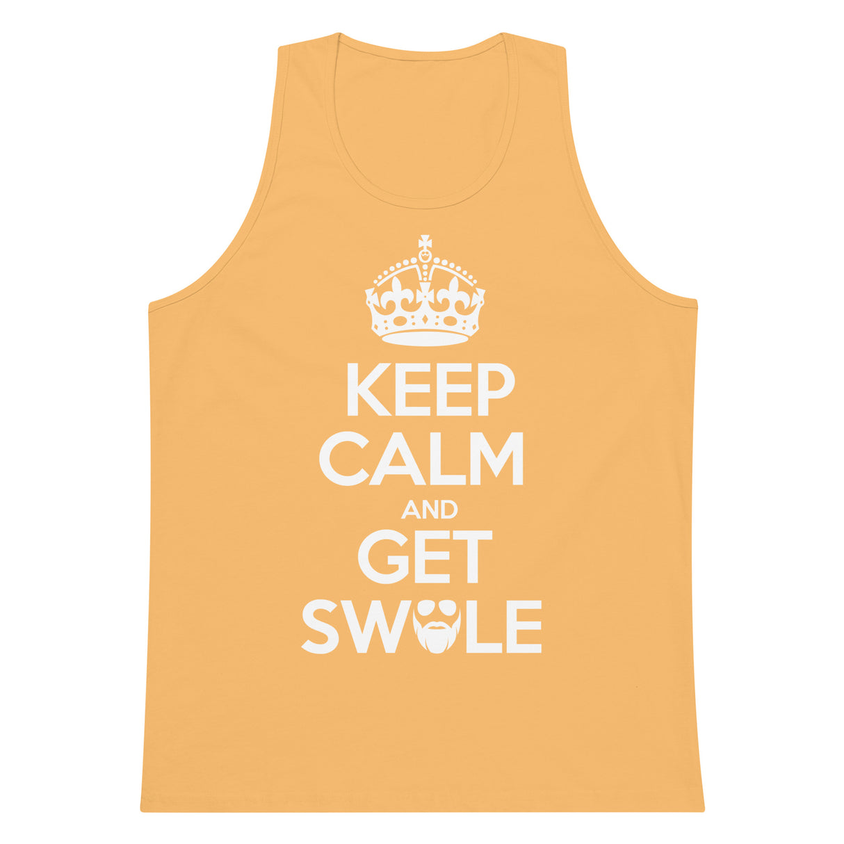 Keep Calm And Get Swole Men’s Premium Tank Top