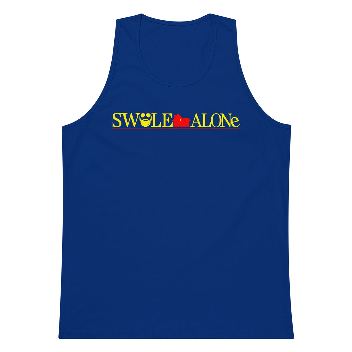 Swole Alone (Logo) Premium Tank Top