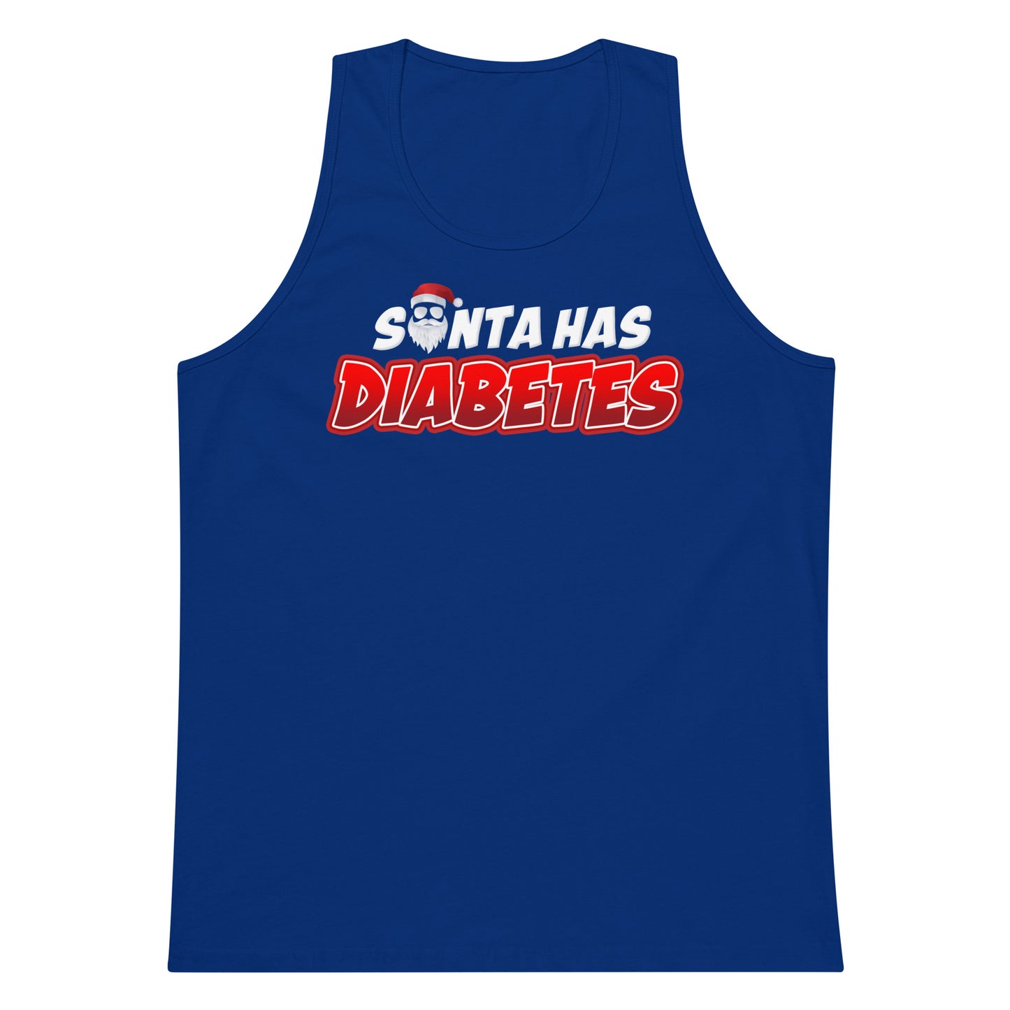 Santa Has Diabetes Premium Tank Top