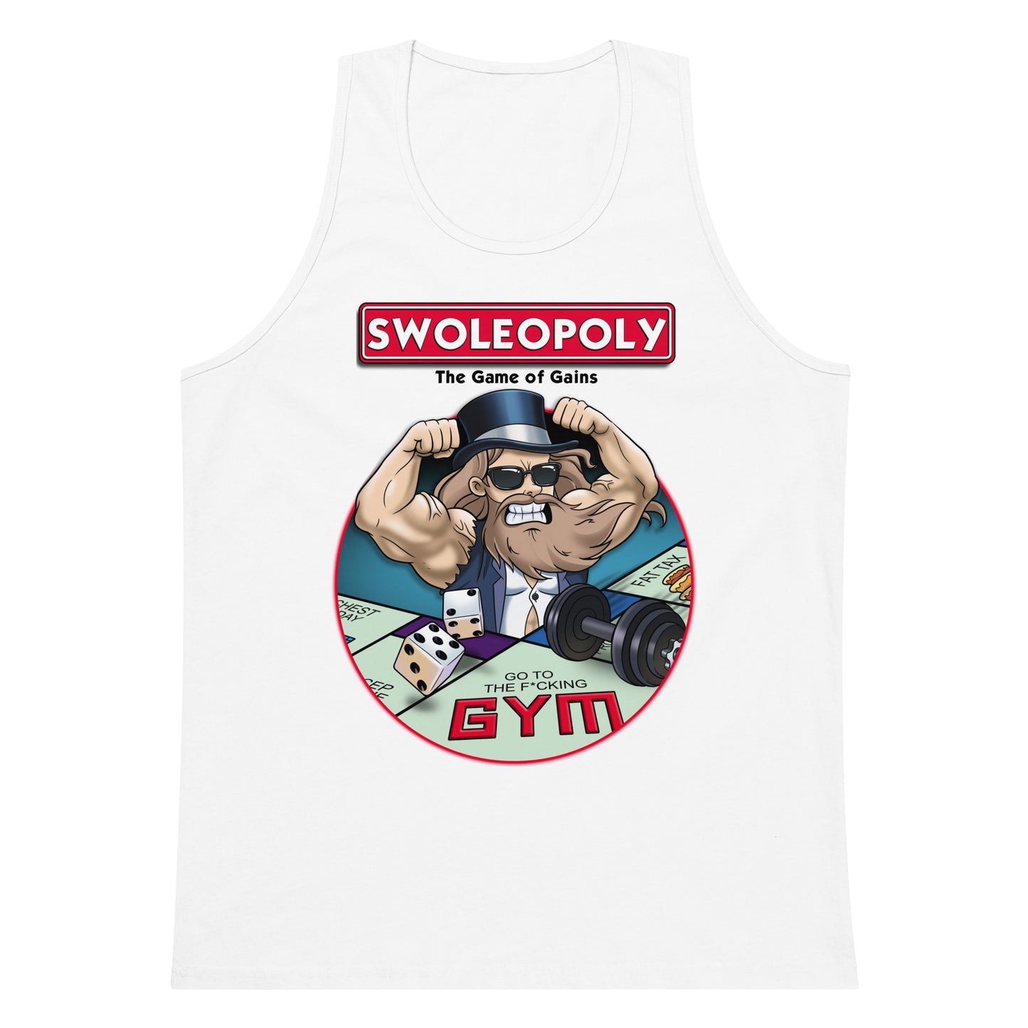 Swoleopoly Men's Premium Tank Top