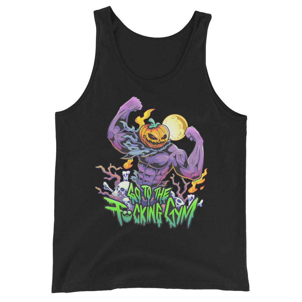 Pumpkin Head Go To The F*cking Gym Tank Top