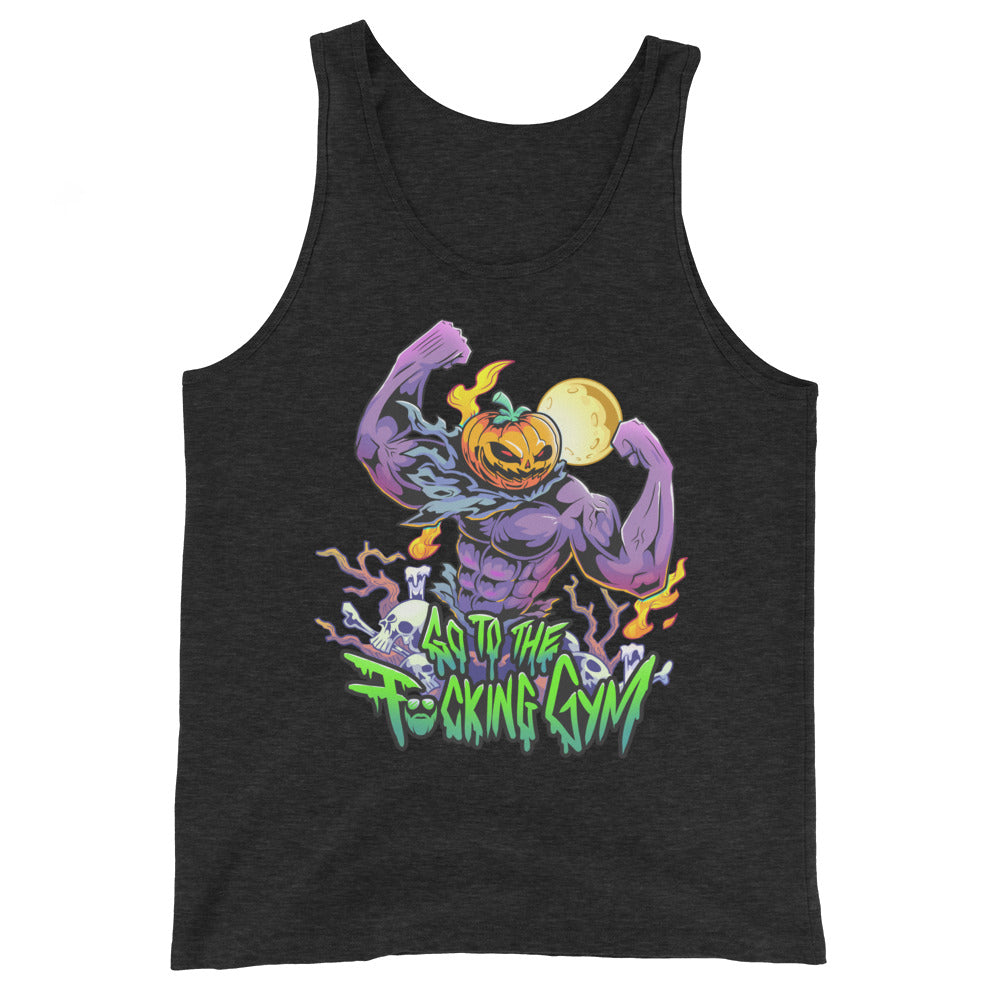 Pumpkin Head Go To The F*cking Gym Tank Top