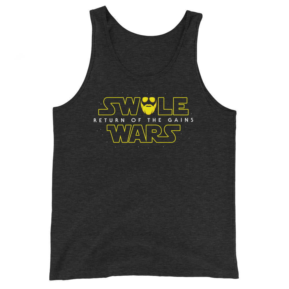 Swole Wars Yellow Tank Top