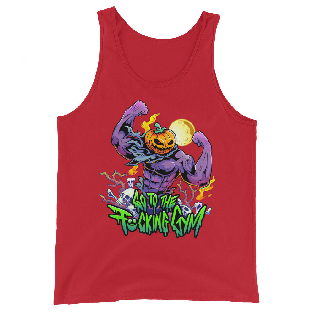 Pumpkin Head Go To The F*cking Gym Tank Top