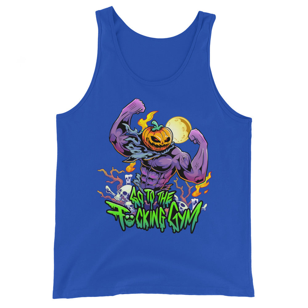 Pumpkin Head Go To The F*cking Gym Tank Top