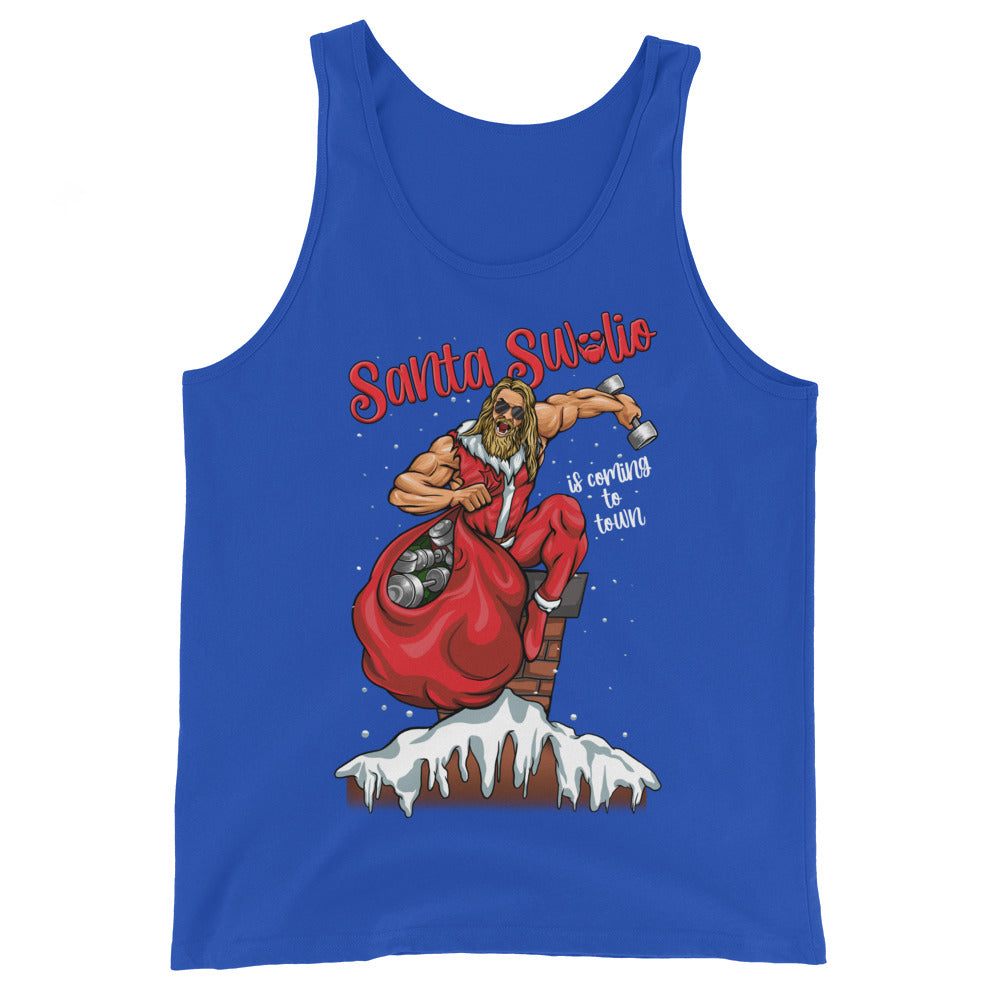 Santa Swolio Is Coming To Town Tank Top