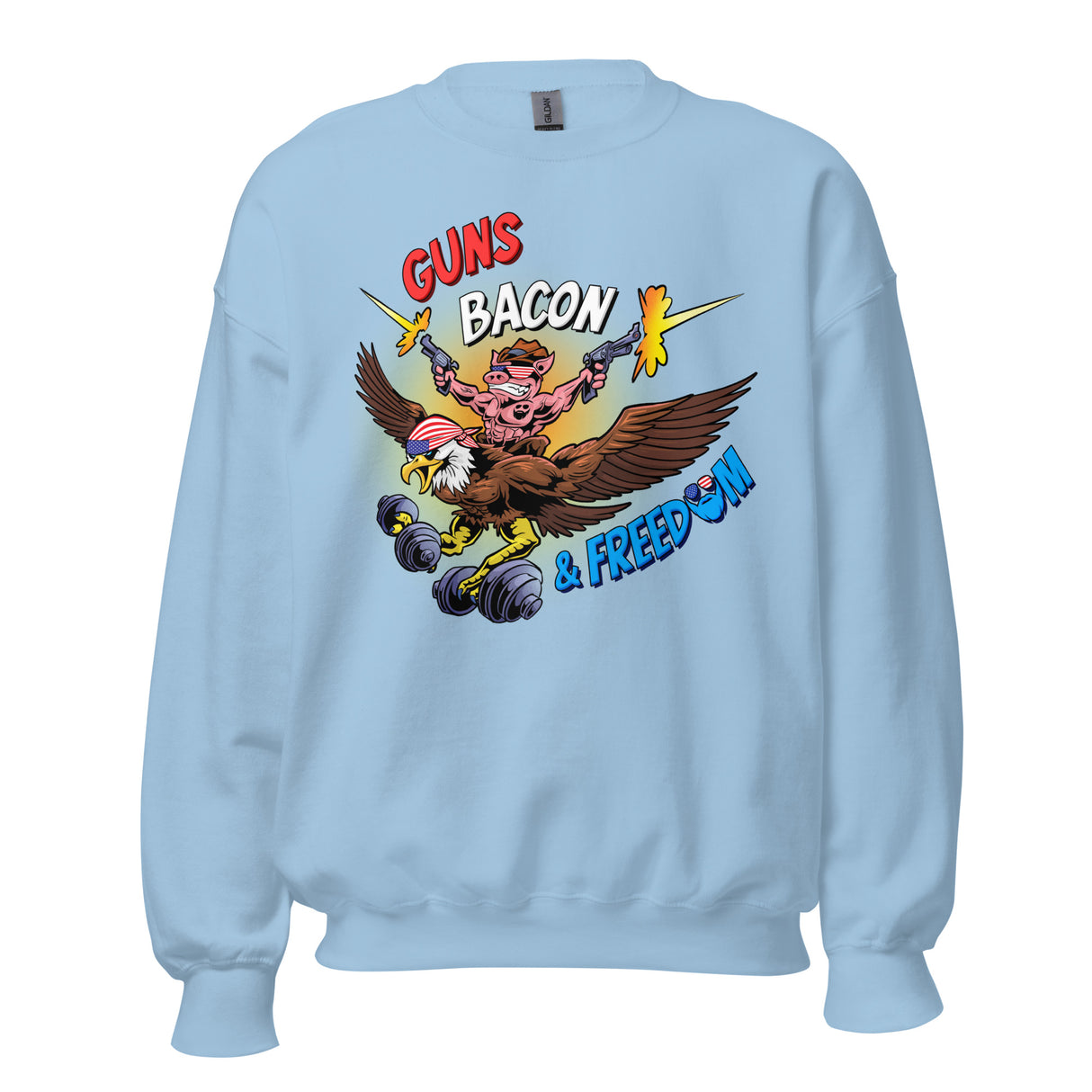 Guns, Bacon & Freedom (Image) Sweatshirt