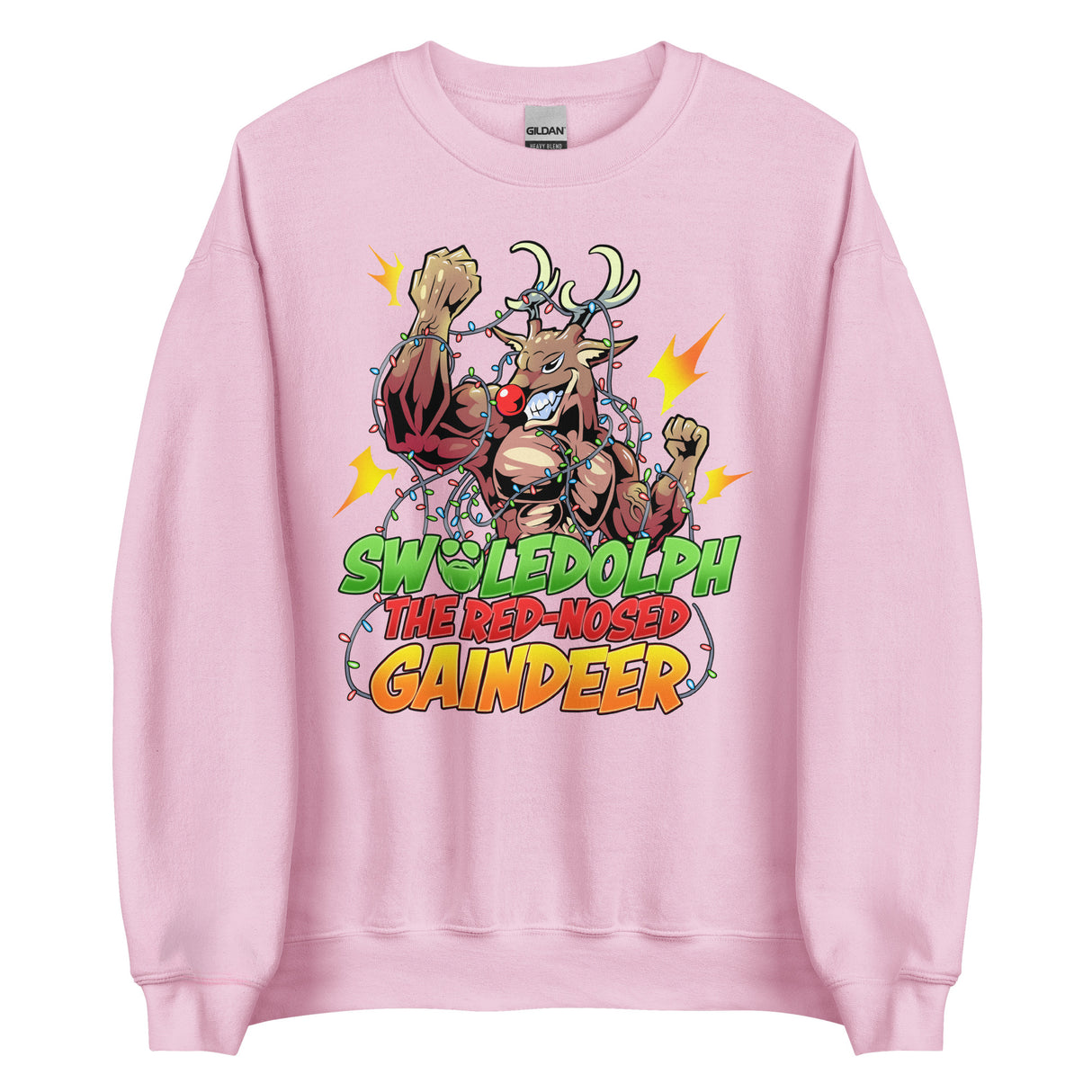 Swoledolph The Red-Nosed Gaindeer Sweatshirt