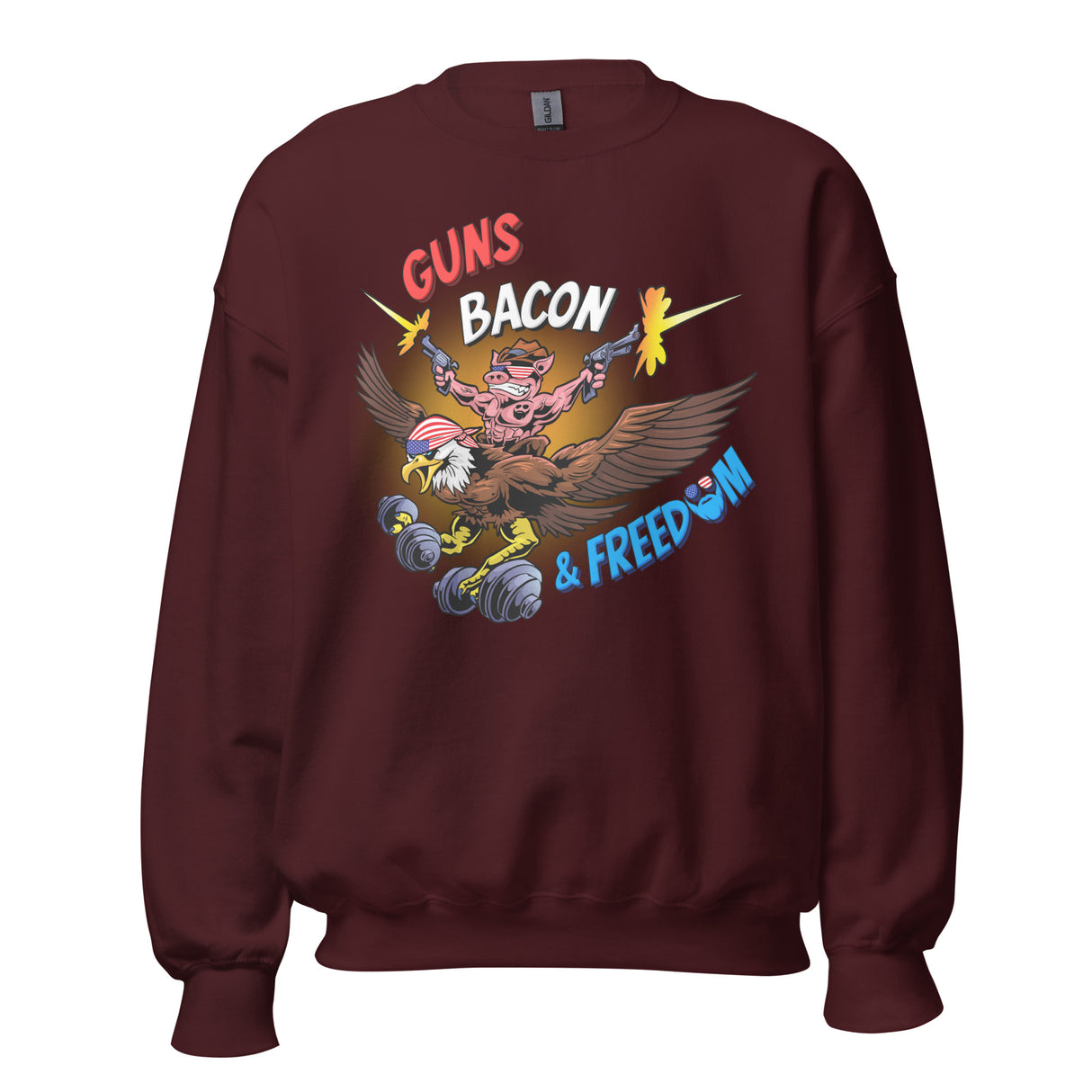 Guns, Bacon & Freedom (Image) Sweatshirt