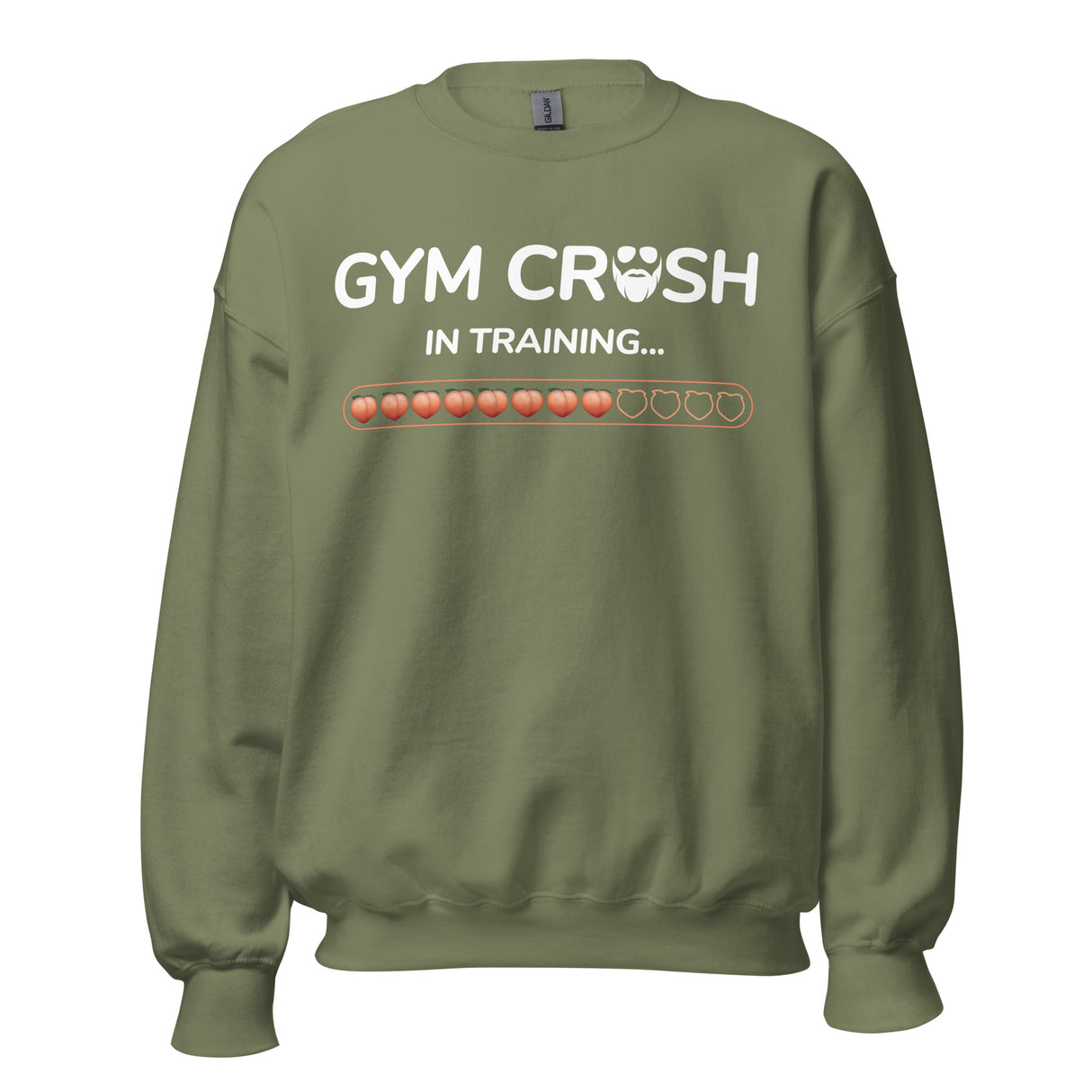 Gym Crush In Training (Peach) Sweatshirt