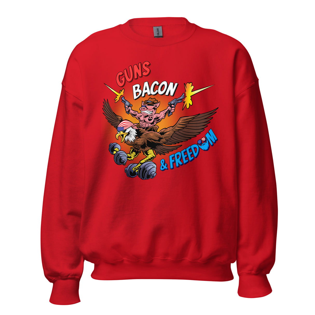 Guns, Bacon & Freedom (Image) Sweatshirt