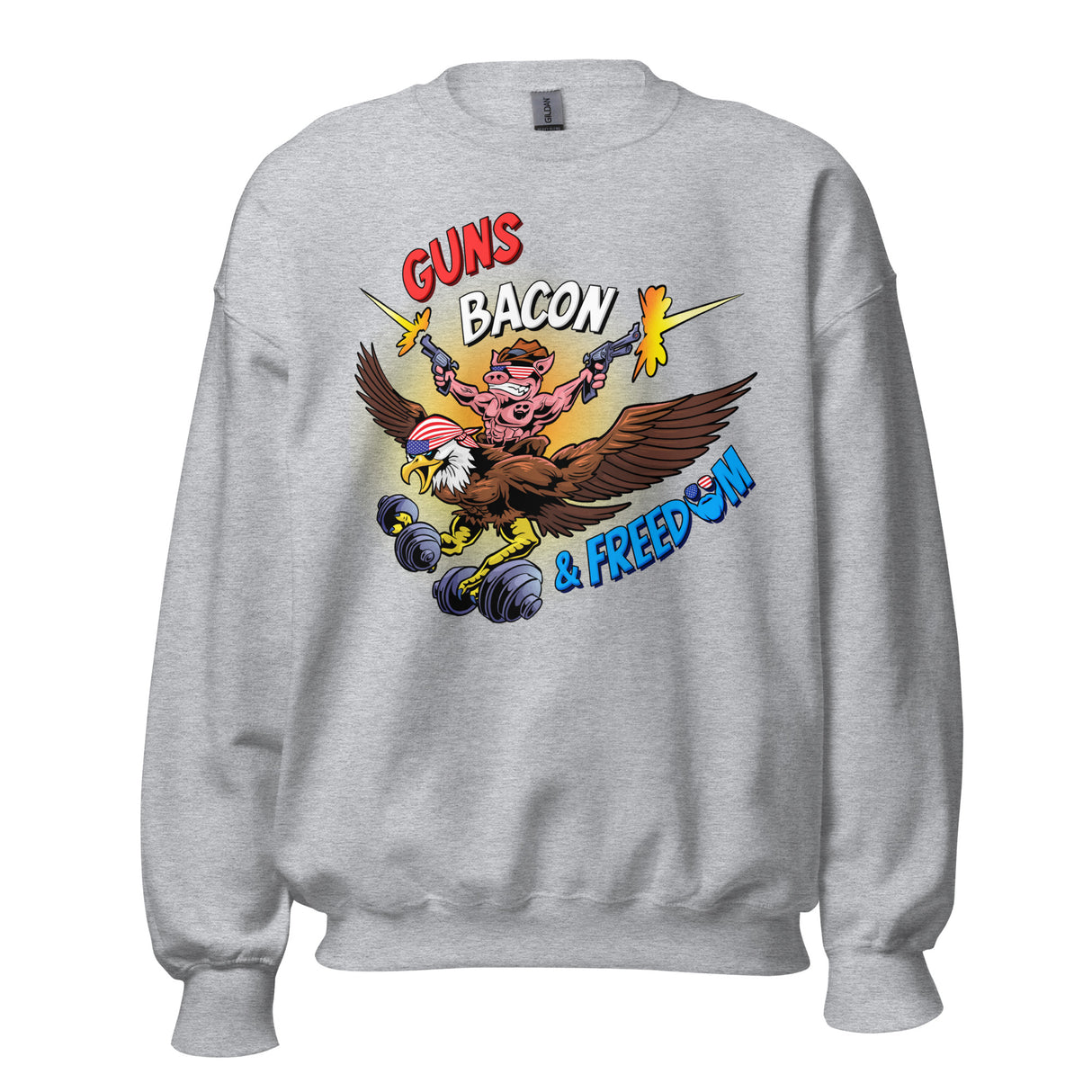Guns, Bacon & Freedom (Image) Sweatshirt