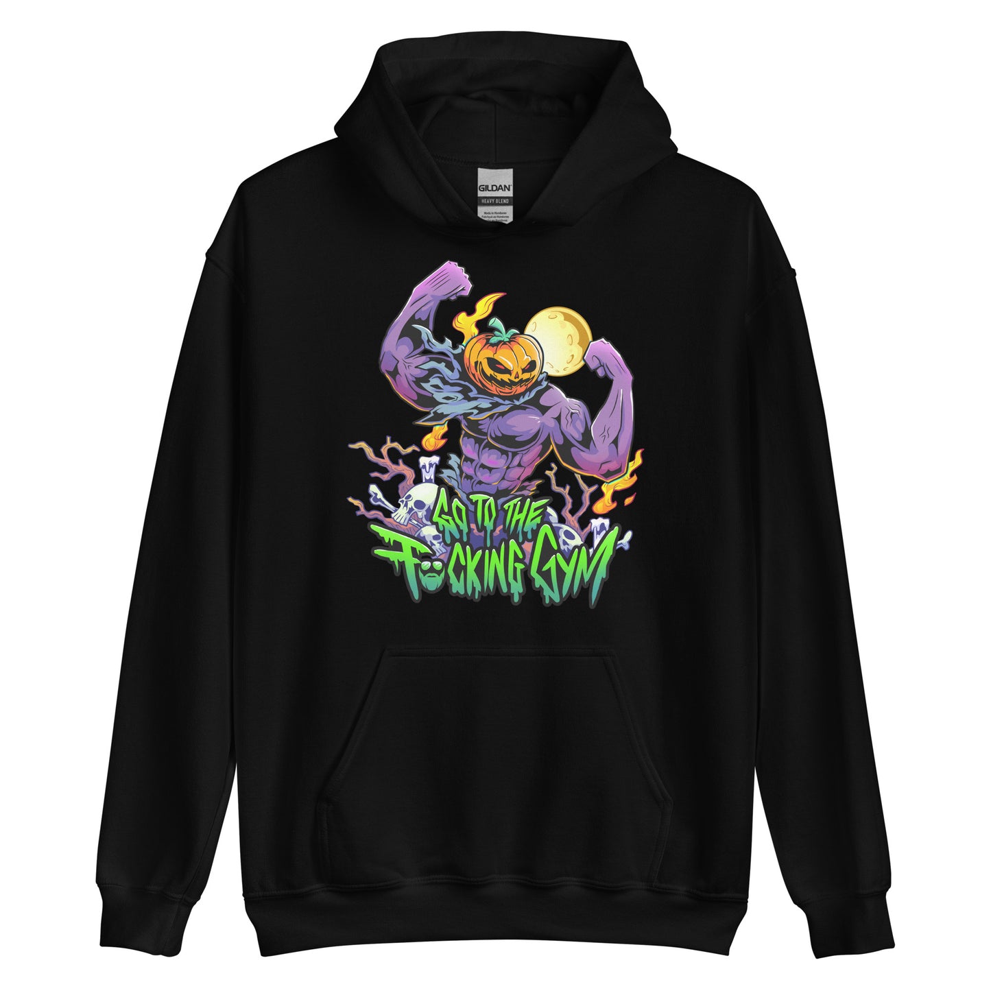 Pumpkin Head Go To The F*cking Gym Hoodie