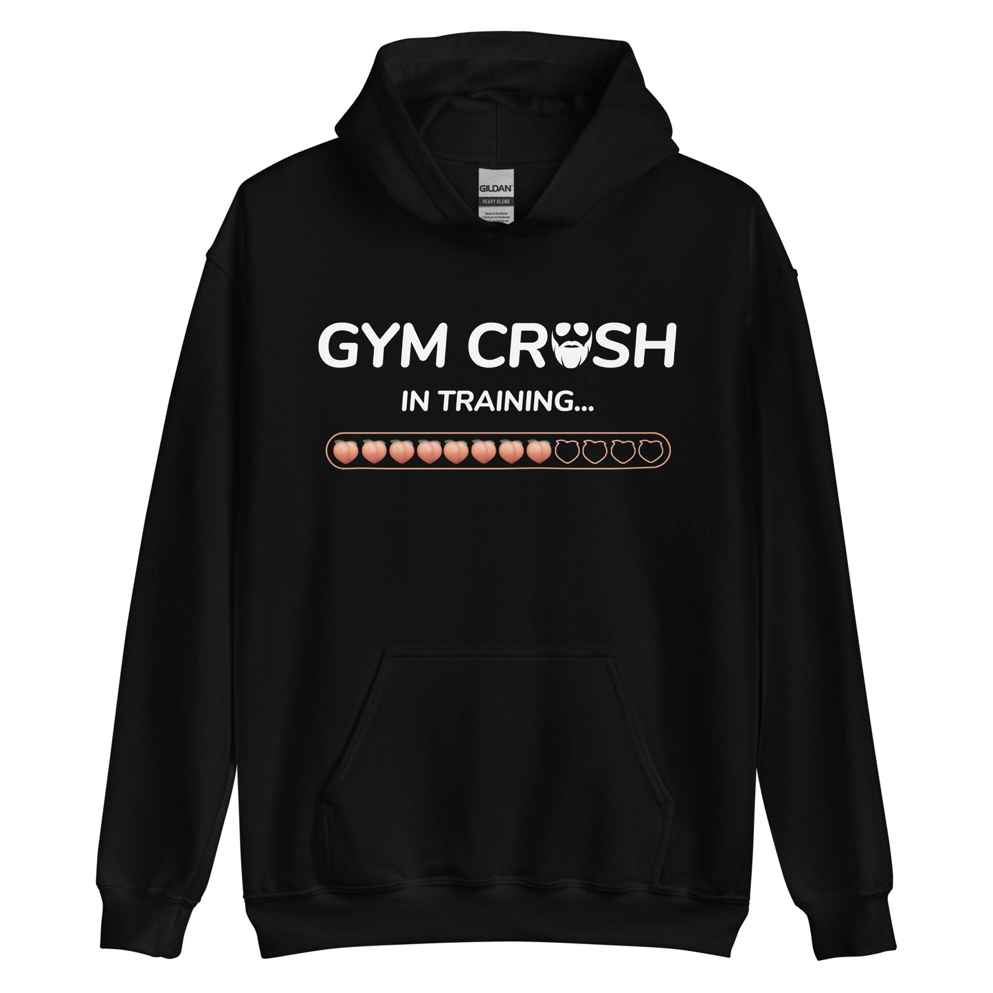 Gym Crush In Training (Peach) Hoodie