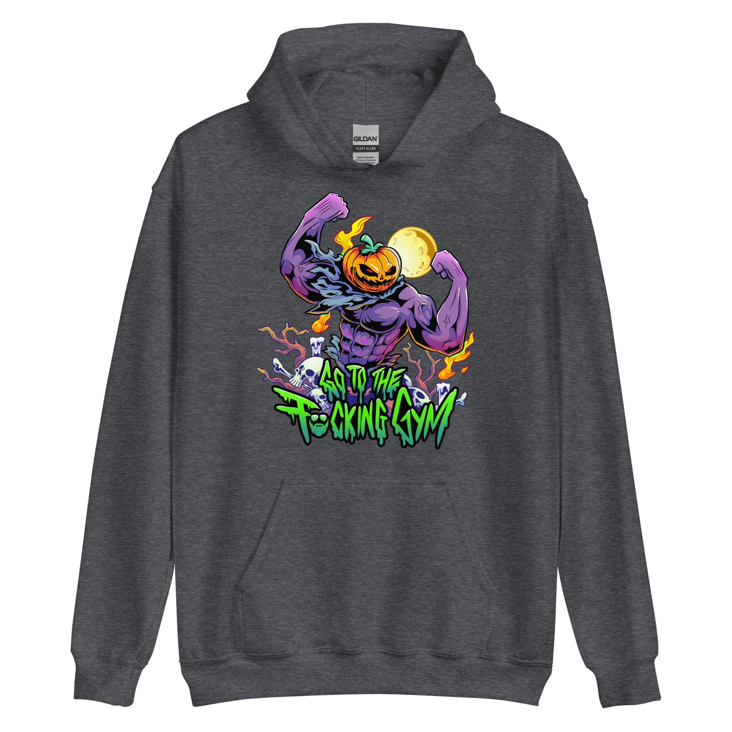 Pumpkin Head Go To The F*cking Gym Hoodie