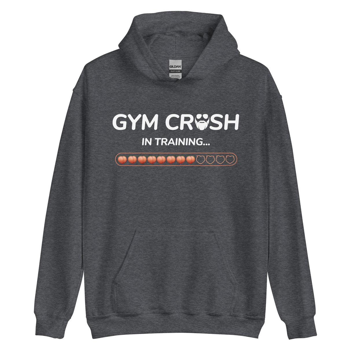 Gym Crush In Training (Peach) Hoodie