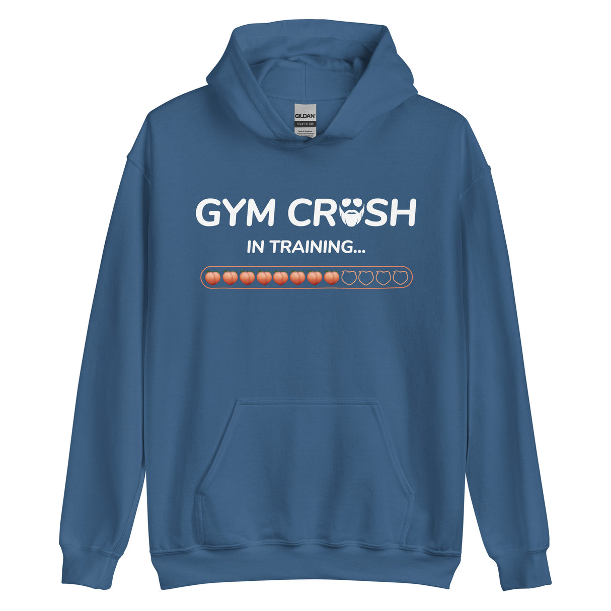 Gym Crush In Training (Peach) Hoodie