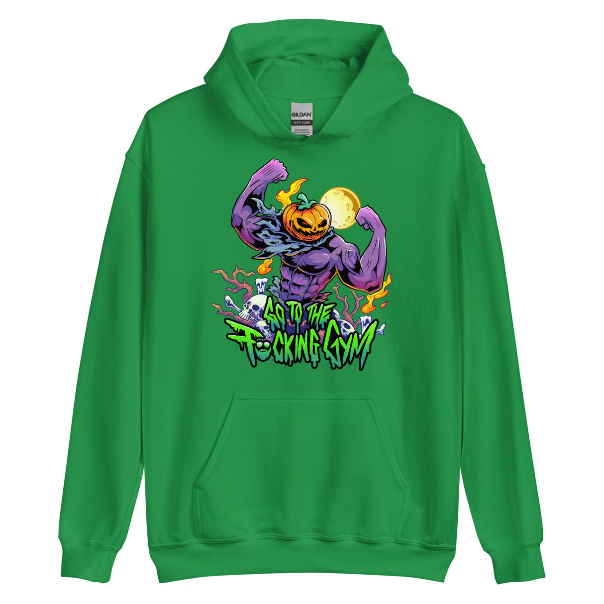 Pumpkin Head Go To The F*cking Gym Hoodie