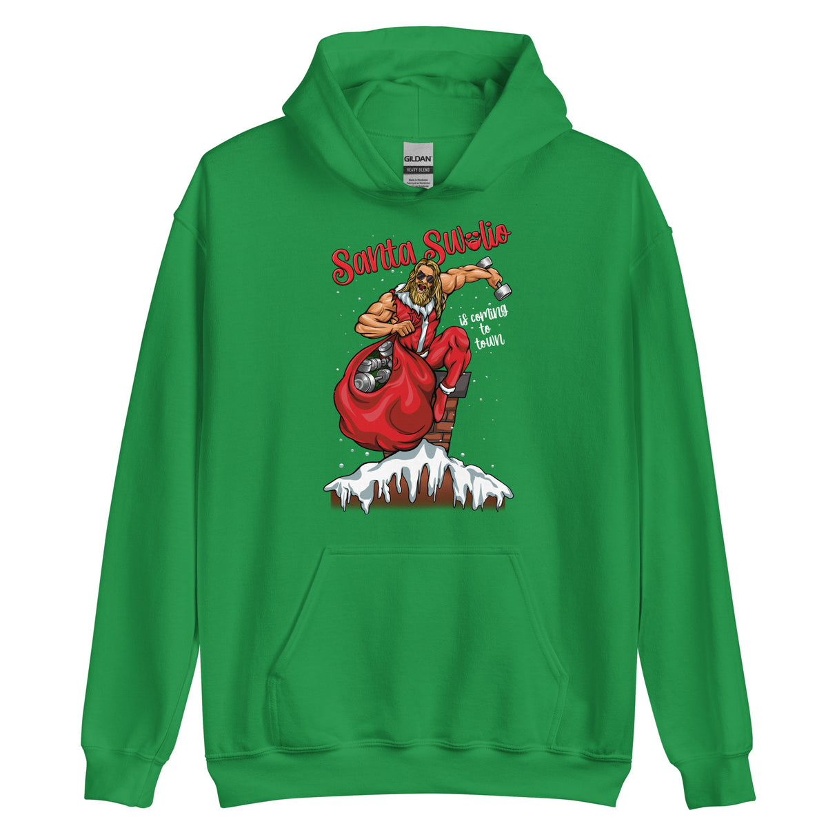 Santa Swolio Is Coming To Town Hoodie