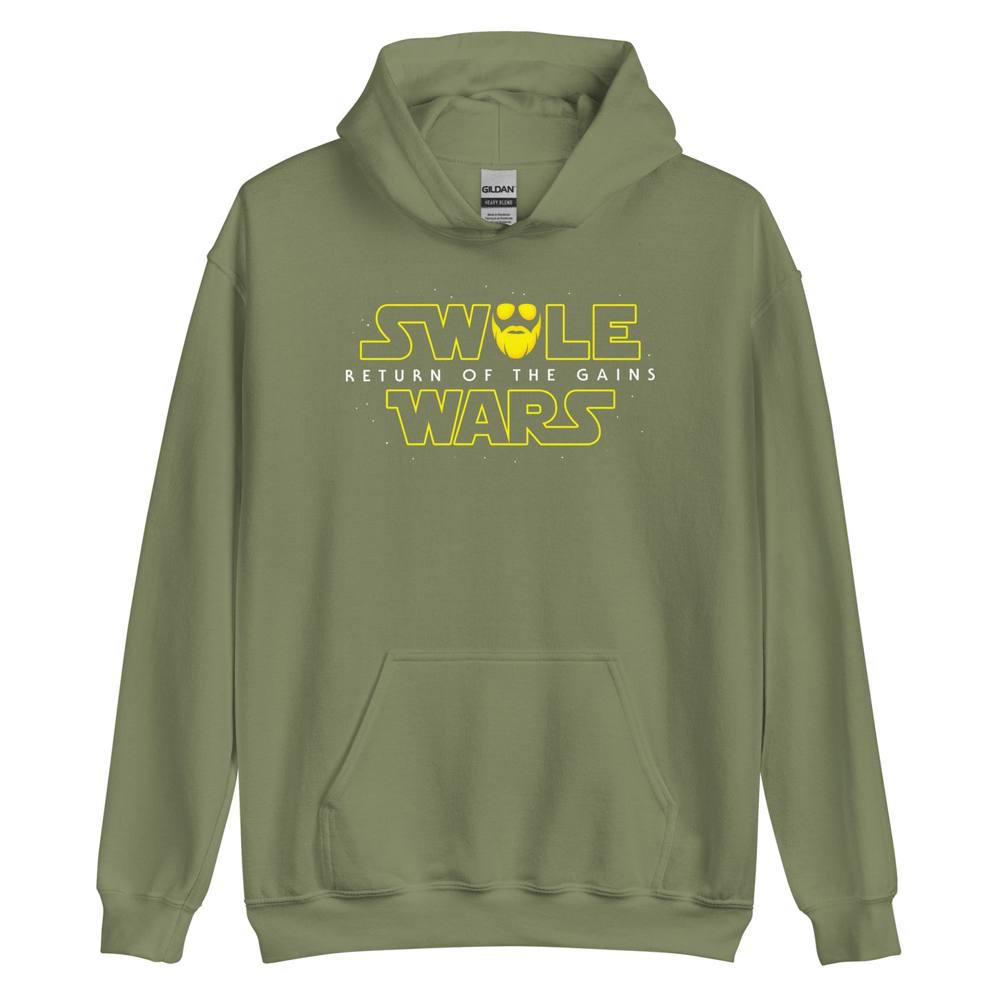 Swole Wars Yellow Hoodie