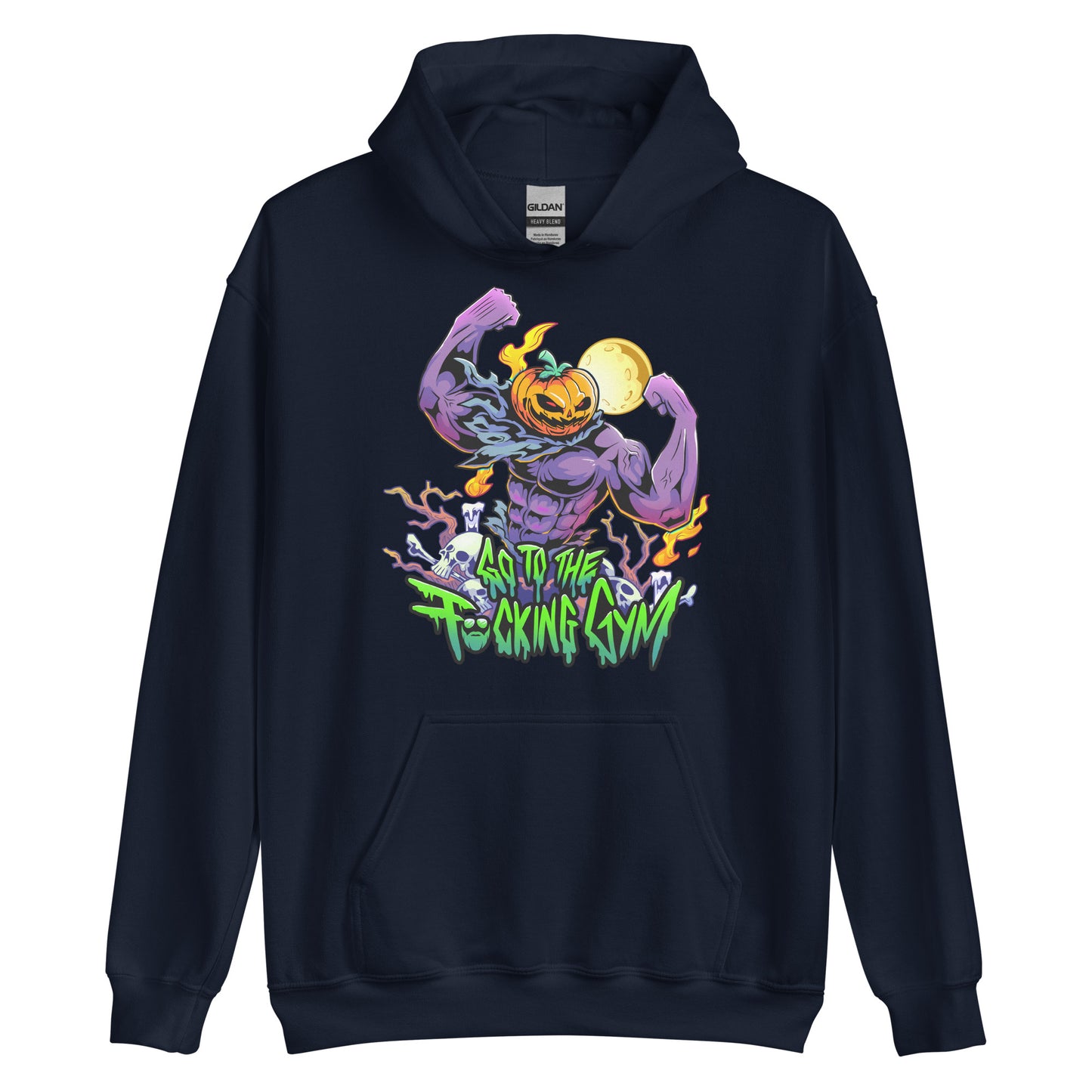 Pumpkin Head Go To The F*cking Gym Hoodie
