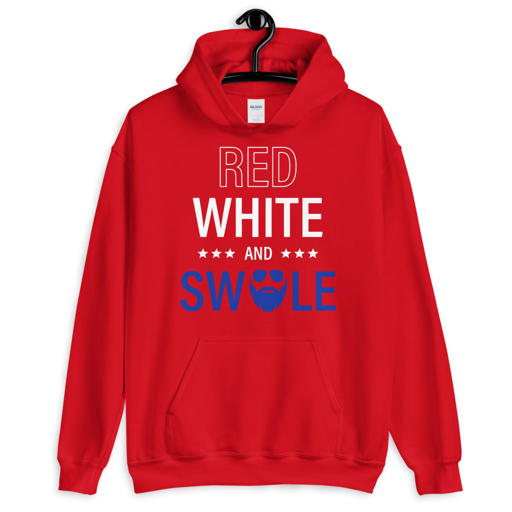 Red, White and Swole Hoodie