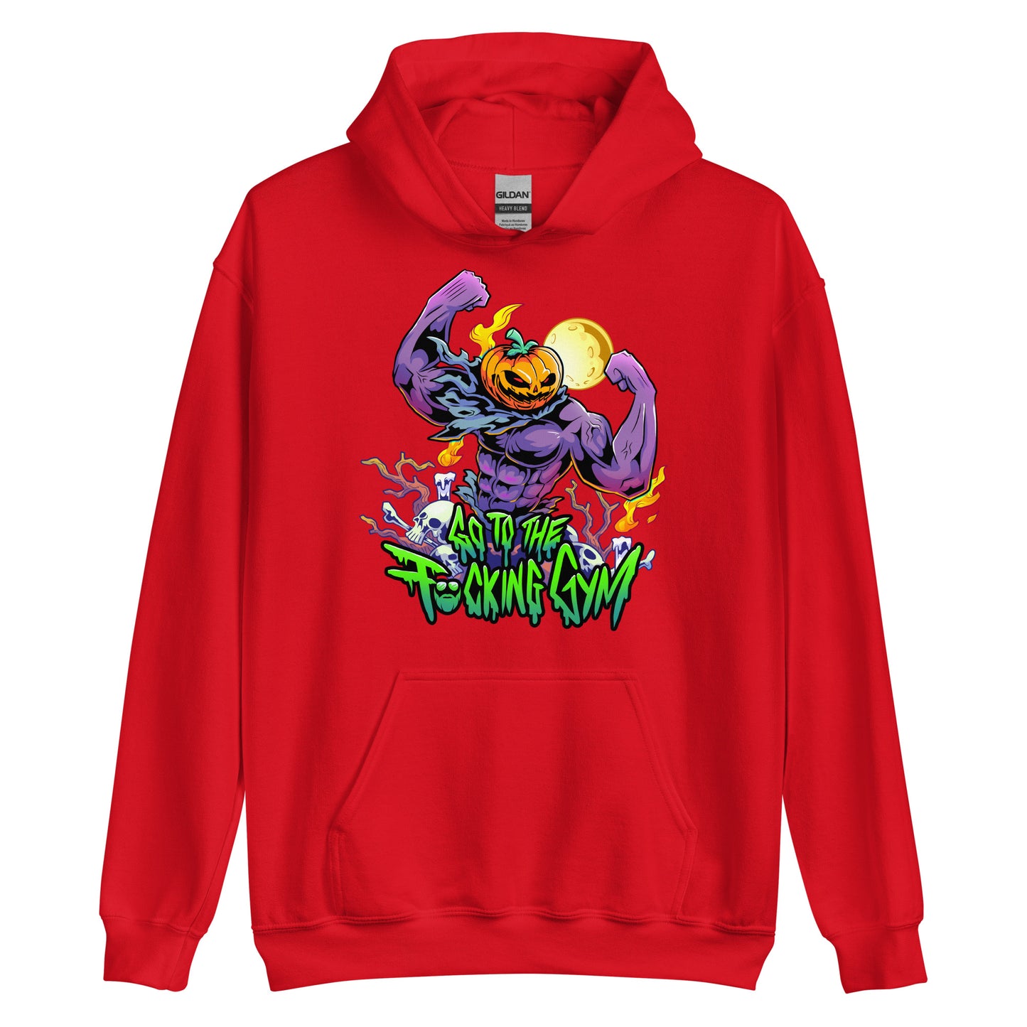 Pumpkin Head Go To The F*cking Gym Hoodie