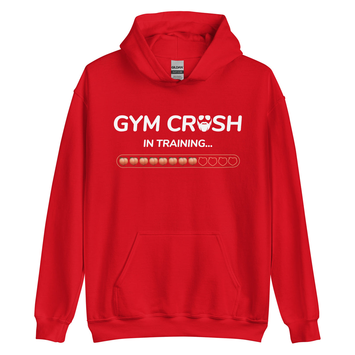 Gym Crush In Training (Peach) Hoodie