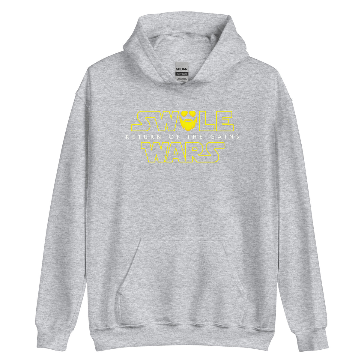 Swole Wars Yellow Hoodie